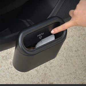 2023 Hotor xe Thùng rác có thể phụ kiện không thấm nước mini Thùng rác <span class=keywords><strong>bin</strong></span> với túi lưu trữ nhựa xe tổ chức - Product Image 4