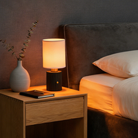 Lámpara de Escritorio LED de Alta Gama Personalizable, con Certificación CE y RoHS, Estilo Nórdico, Recargable, Táctil, Inalámbrica, Minimalista y de Lujo para Hotel o Restaurante