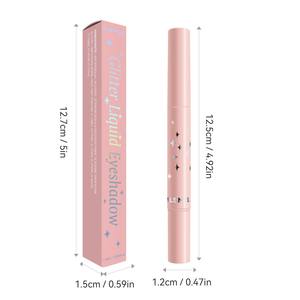 Sombra de ojos líquida brillante giratoria 8 colores brillo de ojos debajo de los ojos abrillantador maquillaje de ojos de larga duración - Product Image 5