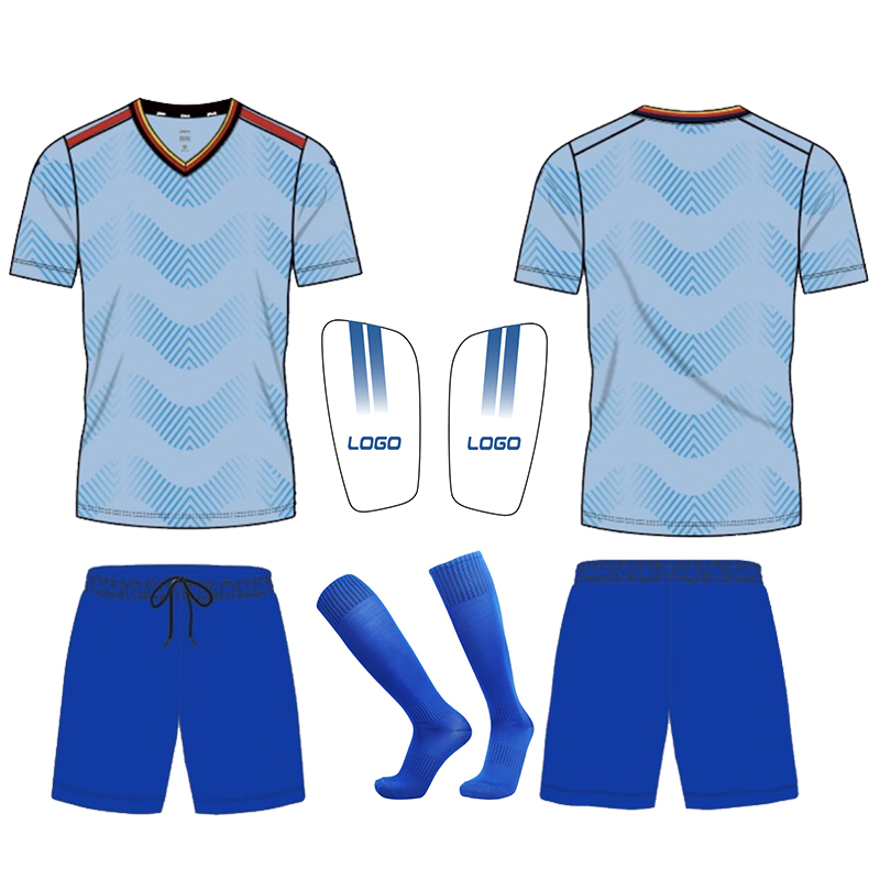 3 (jersey de fútbol + calcetines de fútbol + espinilleras)