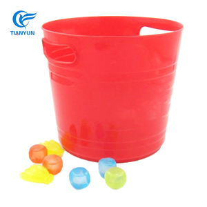 Seau à glace en plastique de haute qualité Mini bac à seau à glace vin <span class=keywords><strong>champagne</strong></span> <span class=keywords><strong>6</strong></span> <span class=keywords><strong>litres</strong></span> avec poignées - Product Image 2