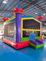 Castillo Inflable Comercial de PVC de 13x13 pies, Colorido, para Interiores, con Soplador