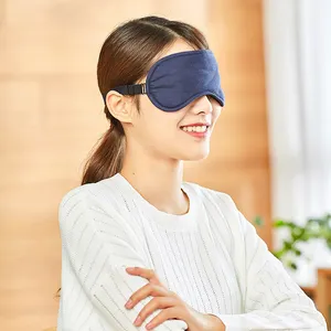 Commercio all'ingrosso plaid da uomo su misura regolabile conchiglie oculari 100% di sole-ombreggiatura di cotone lattice maschera per gli occhi per dormire patch