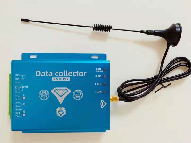 Water Meter Data Collector Built-in 4G Ethernet DTU Simultaneously Translates MBUS Master 485 Transparent Communication China