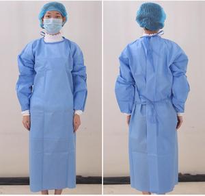 Blouse chirurgicale jetable stérile médicale approuvée ISO avec essuie-mains robes d'hôpital standard 45 Gsm SMS personnalisées - Product Image 4