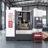 Centre d'usinage vertical CNC avec fraisage, perçage et taraudage de haute précision pour composants automobiles et moules en aluminium