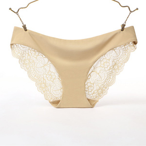 Slip a triangolo in pizzo da donna, in puro cotone e lino, sottili, estivi, a vita bassa, sexy, nuovi shorts da <span class=keywords><strong>ragazza</strong></span> - Product Image 5