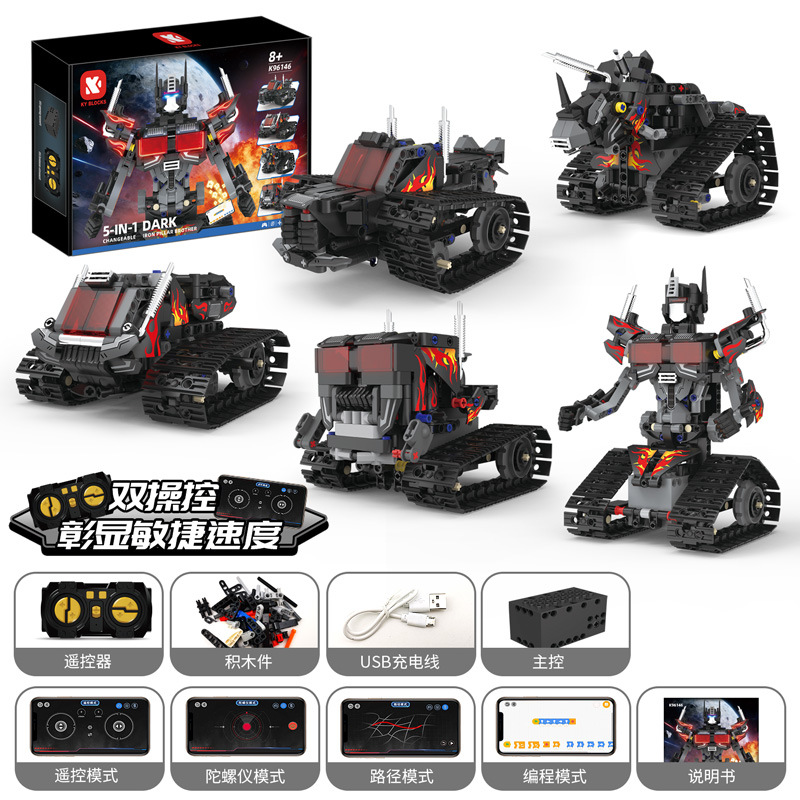 6146 noir Optimus Prime Five - 402 pièces