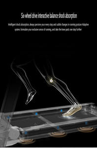 Tapis roulant électrique pliable intelligent pour <span class=keywords><strong>la</strong></span> <span class=keywords><strong>maison</strong></span>, avec programmes d'exercices, design compact, vitesse de 1 à 12,8 km/h et capacité de 120 kg - Product Image 6