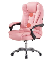 Chaise de bureau de direction ergonomique en cuir PU confortable et luxueuse de style moderne, réglable et pivotante, fabriquée en Chine