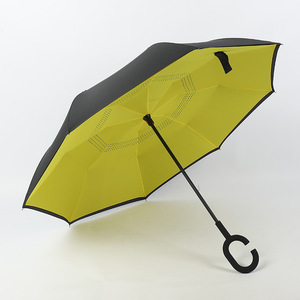 <span class=keywords><strong>Parapluie</strong></span> <span class=keywords><strong>inversé</strong></span> de 49/56 pouces, grand <span class=keywords><strong>parapluie</strong></span> à double auvent, ventilé, coupe-vent, imperméable, avec poignée en forme de C - Product Image 6