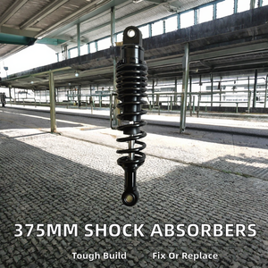 Nouveaux amortisseurs avant pour <span class=keywords><strong>moto</strong></span> de 375 mm, 375 mm/410 mm, noirs, Yamaha Banshee 2004 350 YFZ350LE édition limitée 1987-2006 - Product Image 2