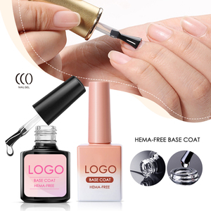CCO New Arrival Healthy UV Gel <strong>Nail</strong> <strong>Polish</strong> HEMA Free BASE COAT Non-Toxic OEM ODM Custom Private Label Logo Base Gel <strong>Polish</strong> - Product Image 2