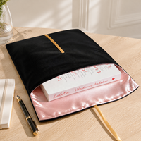 Pochette en velours haut de gamme avec logo personnalisé, nœud en ruban, grand sac cadeau pour vêtements, écharpes, oreillers, lingerie, rangement, vente en gros, OEM