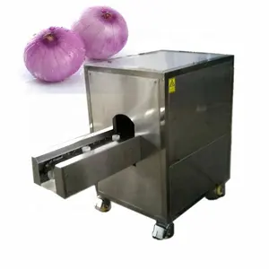 Automatic Onion Peeler Onion Peeling and Roots Cutting Machine+8618737189043