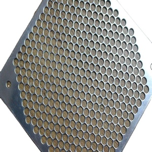 Thép Kim Loại Lưới Protector <span class=keywords><strong>Stamping</strong></span> Hình Lục Giác Lỗ Loa Net Bìa Kim Loại Đục Lỗ Lưới Cho Loa Grill Cover - Product Image 1