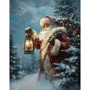 CHENISTORY <span class=keywords><strong>Peinture</strong></span> par numéros DIY, image du Père Noël sur numéros, cadeau de Noël, <span class=keywords><strong>peinture</strong></span> acrylique, décoration murale artisanale - Product Image 1