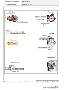 Chất lượng cao e-mark tín hiệu đèn cho Opel <span class=keywords><strong>Astra</strong></span> J/Vauxhall Peugeot đèn sương mù 13367140 1710209 662588537 13367141 1710210 - Product Image 6