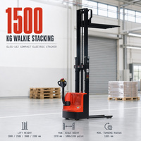 Empileur électrique de marche de palette à vendre 1200kg 1500kg ELES12J /ELES15J 3m 3.5m 4m 4.5m 5m Empileur de levage