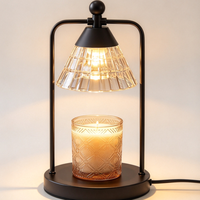 Lampe chauffe-bougie avec minuterie et variateur d'intensité, lampe électrique pour faire fondre la cire pour bougies en pot
