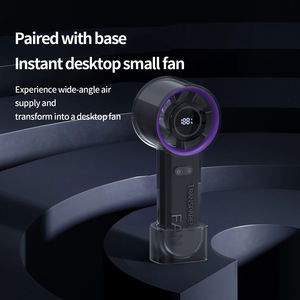Ventilador Portátil y de Mano con Pantalla Digital LED Inteligente, Batería de Larga Duración de 2000 mAh, Mini Ventilador - Product Image 5