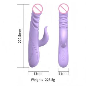 महिलाओं के लिए सेक्स खिलौना बॉक्स टेलीस्कोपिक डिल्डो वाइब्रेटर यूएसबी रिचार्जेबल वाटरप्रूफ <span class=keywords><strong>10</strong></span> आवृत्तियों - Product Image 6
