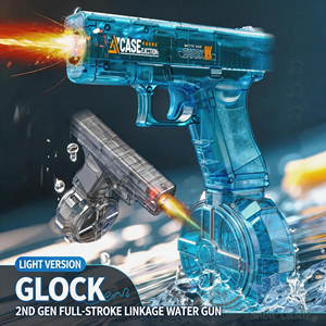 Pistolet à eau haute vitesse d'été avec lumière LED, batterie lithium grande capacité, jouet pour enfants - Product Image 4