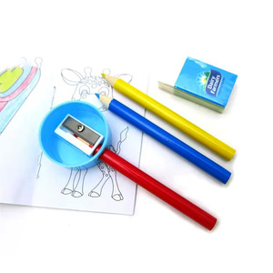 <span class=keywords><strong>Taille</strong></span>-<span class=keywords><strong>crayon</strong></span> en plastique et métal mignon et durable pour enfants, sans bris de mine, facile à nettoyer, portable avec bac à copeaux - Product Image 6
