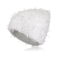 Topi Rajut Musim Dingin Fuzzy Beanie Benang Panjang Tahan Angin Hangat untuk Bersepeda Custom Skull Cap Unisex Pria Wanita Tebal Cuaca Dingin Grosir