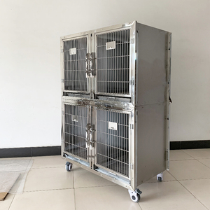 EUR PET Veterinary Equipment Pet Medical Hospital Devices Veterinary Stainless Steel Pet <strong>Cages</strong> &amp; Houses - Product Image 1