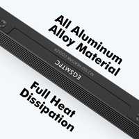 Disipador de Calor para Disco Duro de Mini PC EGLOBAL, Precio de Fábrica, para M.2 2280, Disipadores HS1 HS2, Aleación de Aluminio Personalizada con Flujo de Aire