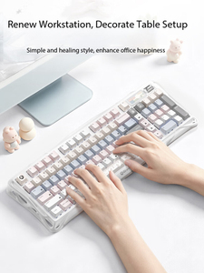 GravaStar K98 Tri Mode Mechanical Keyboard With Screen RGB Lighting Silent Typing Gaming Office Keyboard For Laptop - Product Image 3