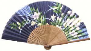 Éventails en bambou sculpté écologiques Addreen, tissage artisanal en raphia naturel pour rafraîchissement estival, décoration murale style ferme, mariage - Product Image 2