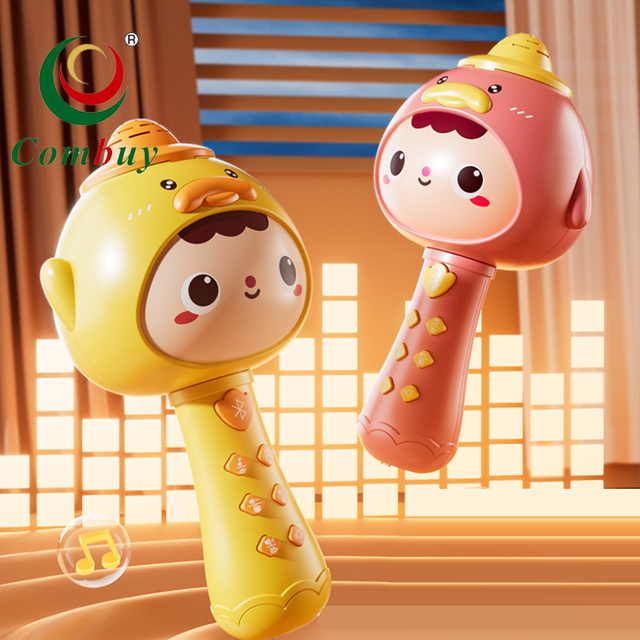 Voice Changing Lighting Multi Function Toy Musical Instruments Microphone