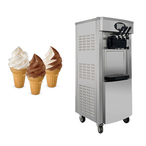 Nouvelle machine à crème glacée molle 28L-32L/H, 3 saveurs, machine à faire des glaces - Product Image 1