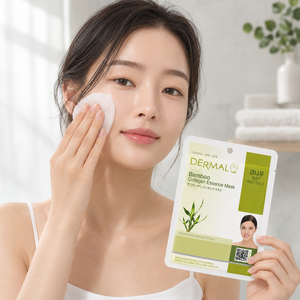 Mascarilla Facial de Esencia de Colágeno de Bambú Dermal, 23 g, Mascarilla Facial Hidratante, Refinadora y Reafirmante - Product Image 6