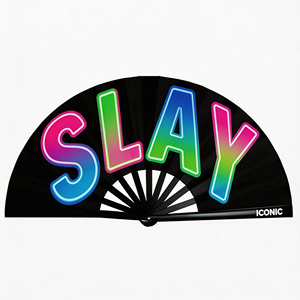 Abanico Plegable Grande Personalizado con Diseño de Arcoíris para el Orgullo, Abanico Plegable para el Desfile del Orgullo - Product Image 4