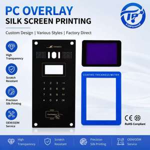 Scratch Resistant Acrylic Window Lens Panel Intelligent <b>Door</b> Lock Access Control System Custom Silk <b>Screen</b> Printing High Cutting - Product Image 1