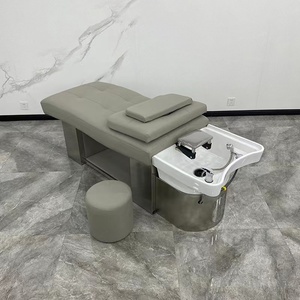 เก้าอี้สปาหัวแชมพูแบบไทยญี่ปุ่นที่ทันสมัยเก้าอี้ร้านเสริมสวยหนังสังเคราะห์แบบมืออาชีพถังเก็บน้ำหรูหราสปา - Product Image 2