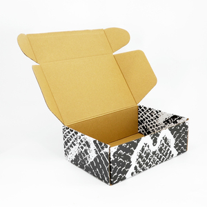 Boîte d'expédition en carton ondulé personnalisée, emballage d'expédition de <span class=keywords><strong>luxe</strong></span>, boîte en papier pliable pour l'emballage de produits e-commerce - Product Image 2
