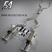 Système d'échappement haute performance pour BMW M3 E92 E93 V8 Coupé 2009-2013, tuyau d'échappement intermédiaire, soupape d'échappement électronique, silencieux