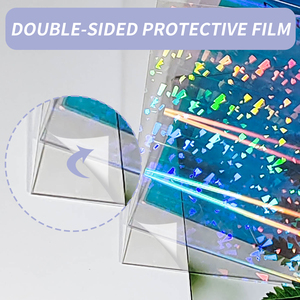 Lámina Acrílica Holográfica Iridiscente Aurora de 1/8\" Bridgevia, Colores Vibrantes, Diferentes Ángulos de Visión, Corte de 200x300mm para Manualidades - Product Image 5