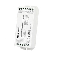 Rgbww Répéteur de puissance PA5 Milight Miboxer contrôleur Bande Led Haute Performance Signal PWM Amplificateur 5 canaux