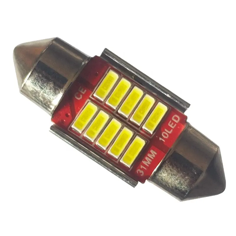 4014 12SMD Festoon C5W 12V LED bóng đèn 31mm 36mm 39mm 41mm CANBUS xe nội thất Đèn Đọc Sách Giấy phép tấm ánh sáng