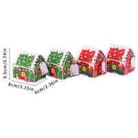 Boîte d'emballage de luxe en gros sur le thème de Noël pour bonbons au gingembre, de qualité alimentaire, pour le stockage de cadeaux de fin d'année