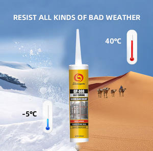 超強力速乾ガラス接着剤シリコン酢酸系シーラント（キッチンシンク、水槽用、耐水性、ISO9001包装） - Product Image 5