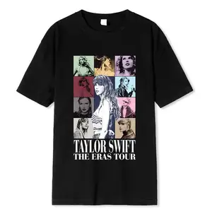 Wholesale Popular Women Music Lover Shirt Vintage Letters Concert Summer Fans Gift Taylor T Shirts