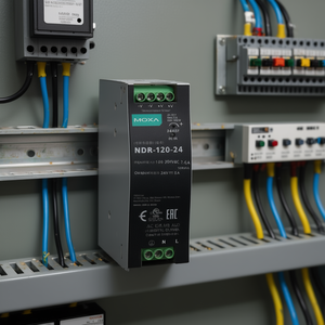 Fuente de Alimentación Moxa NDR-120-24 24V 5A para Riel DIN, Convertidor de CA a CC - Product Image 3