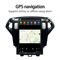 Reproductor Multimedia Vertical para Automóvil Tesla con Android 13 de 12.8 Pulgadas para Ford Mondeo 2006-2010, CarPlay Inalámbrico, Android Auto, DSP