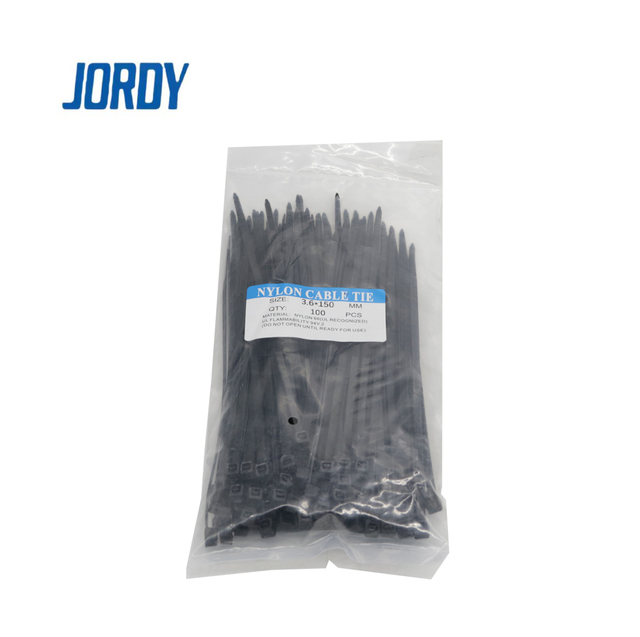 NYLON CABLE TIE 3.6*150mm 100PCS Nylon 66 Ulflammability 94V.2 Zip Ties Plastic Ties
